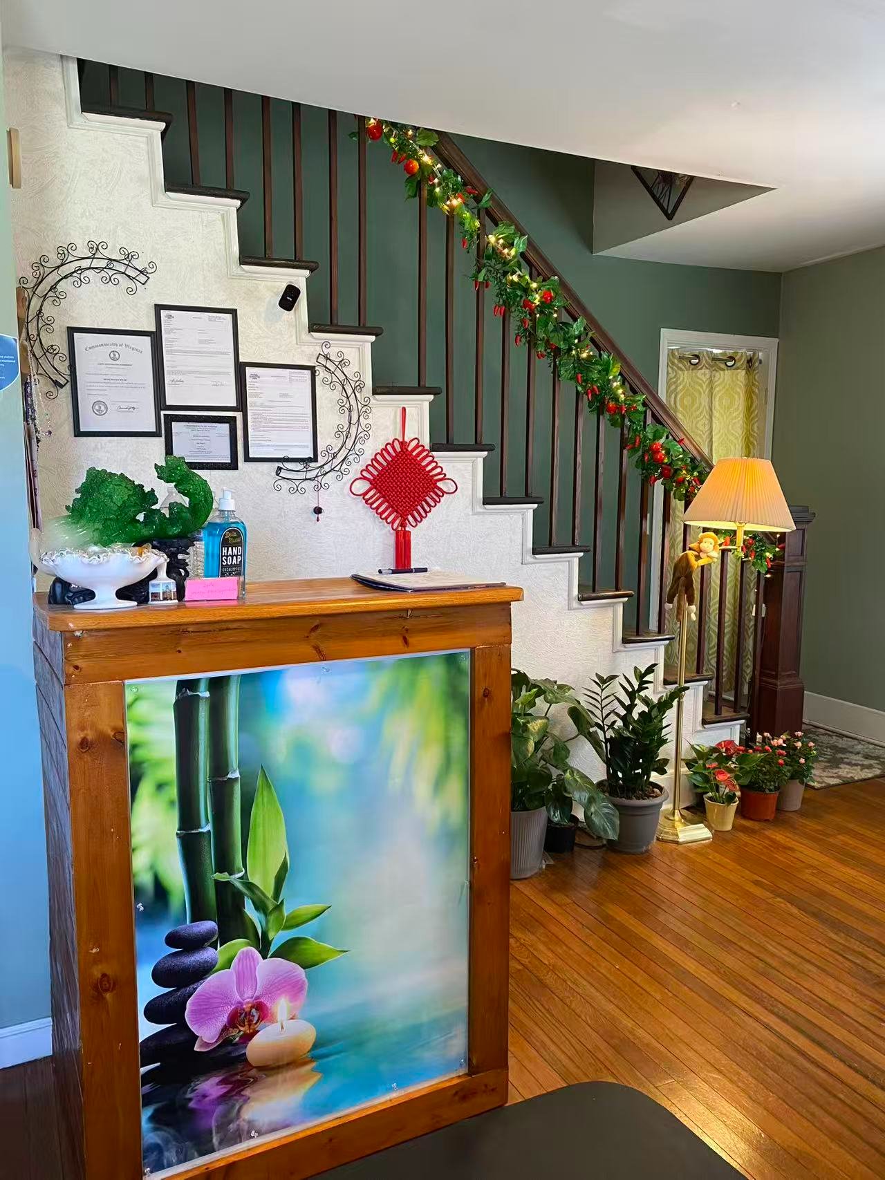 Regal Massage welcoming reception area